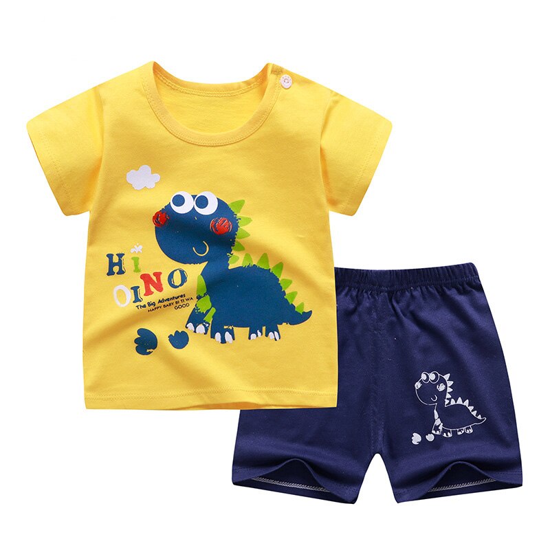 Cotton t-shirt and shorts suit for baby boy