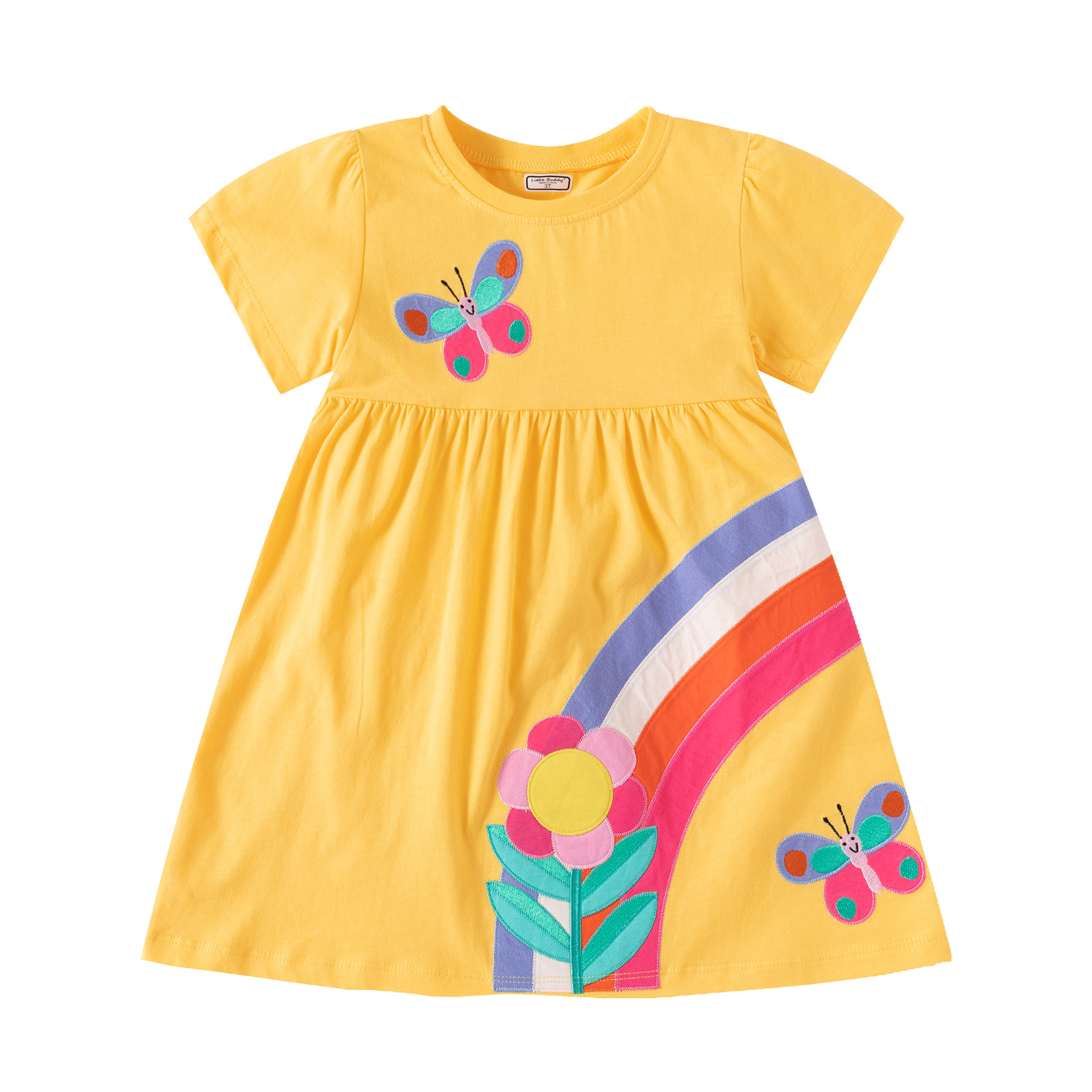 Summer Cotton Soft Casual One Piece For Girls 