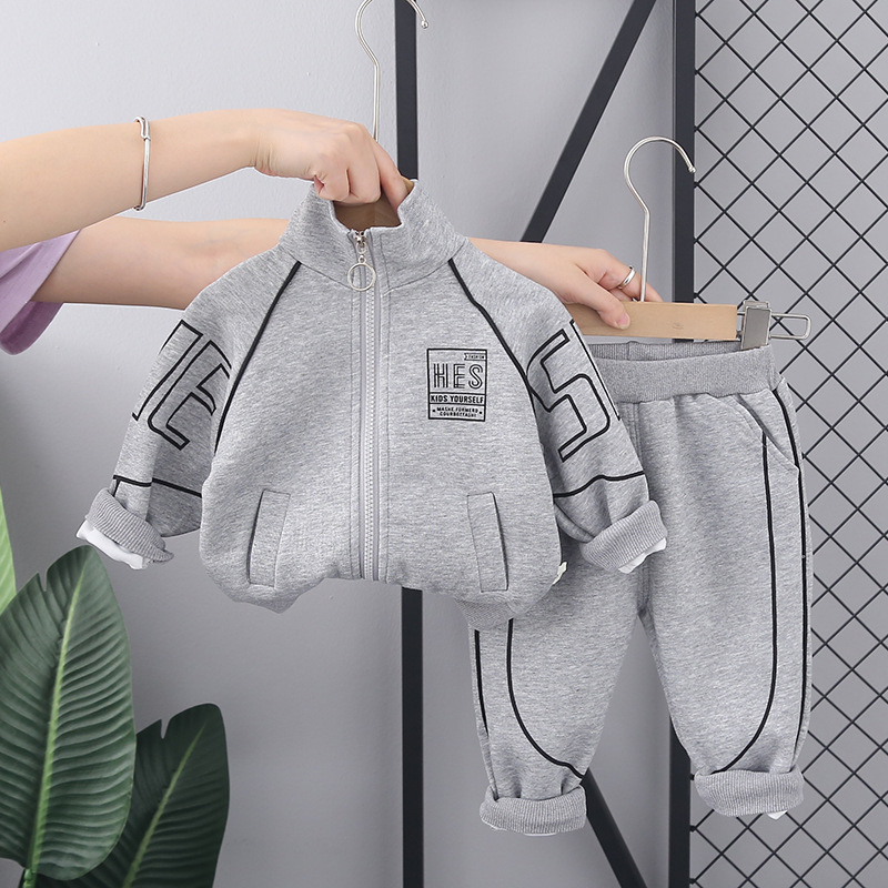 Autumn/Spring Stylish Track Jacket And Trousers For Boys