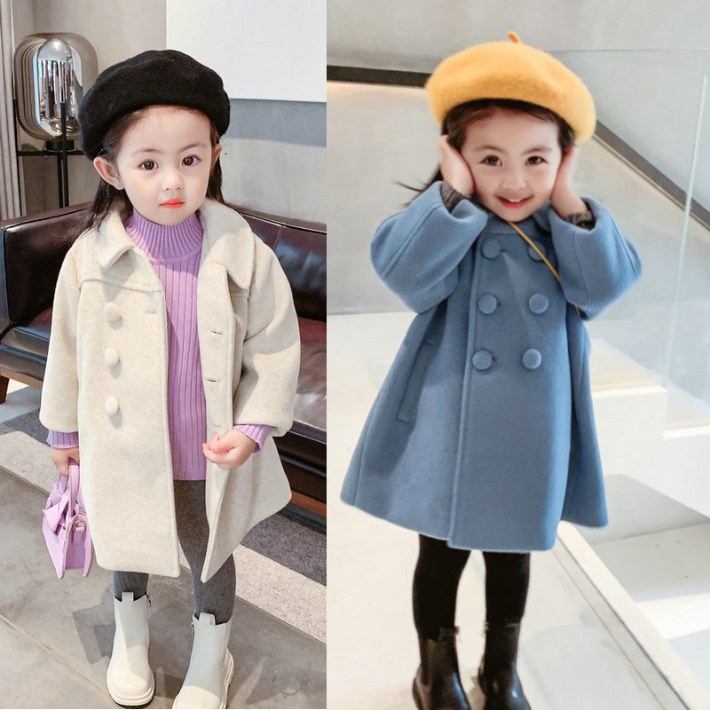 Girls Stylish Coat With Warm Inner Lining For Winter