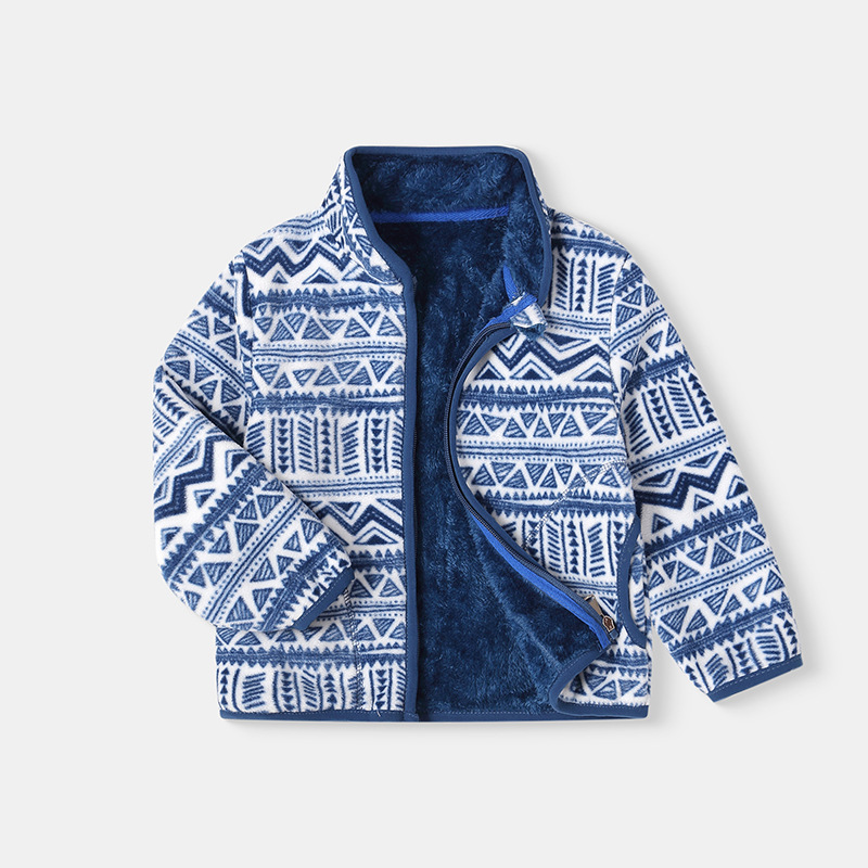 Kids Winter Fleece Polar Jacket With Fur Inside 