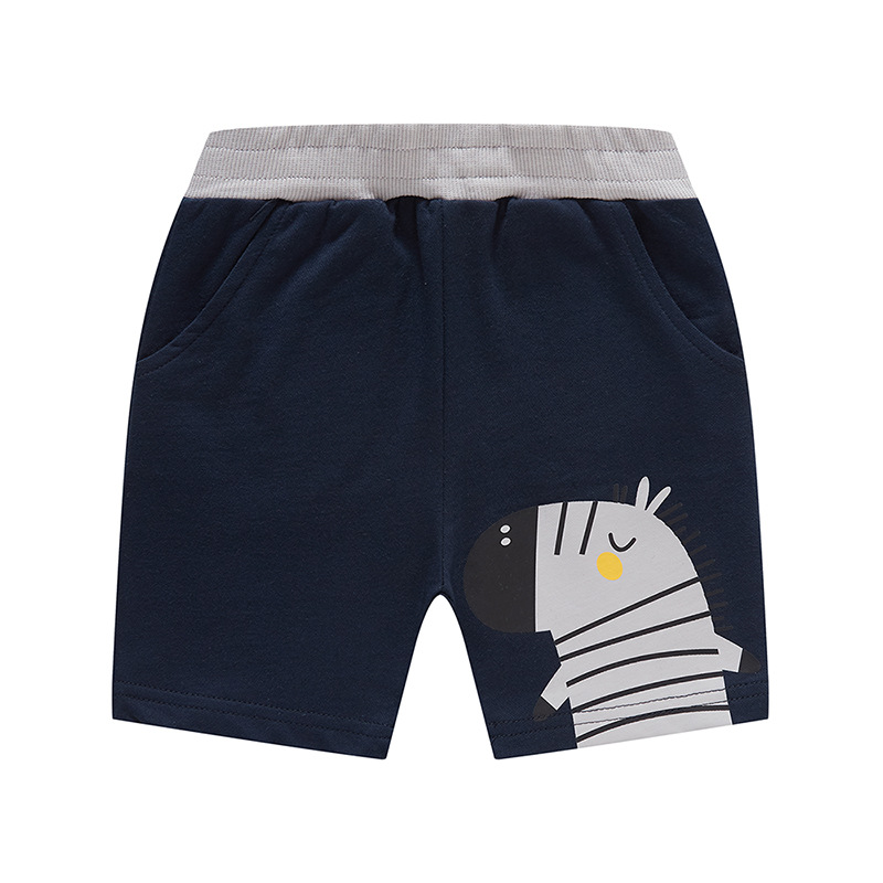 Cartoon Printed Cool Cotton Half Pants For Boys