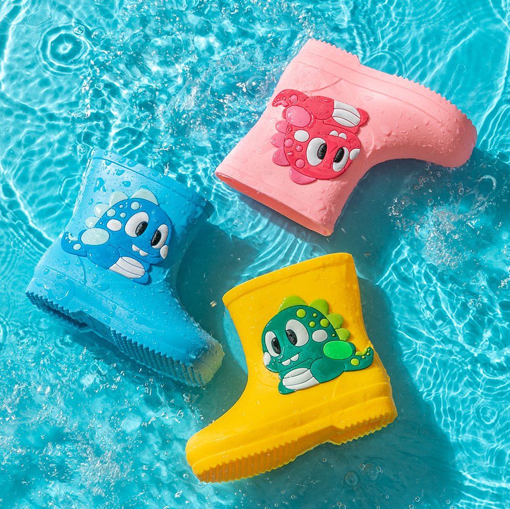 Kids Cartoon Printed Rain Boots 