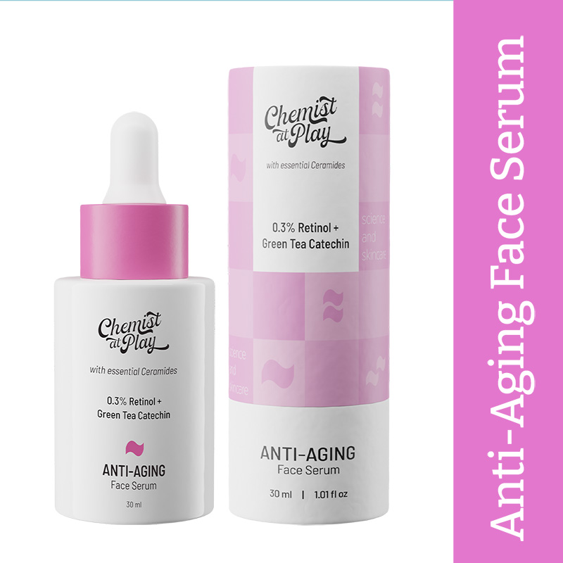 Chemist At Play Anti-aging Face Serum - 30ml (0.3% Retinol + Green Tea Catechin) 