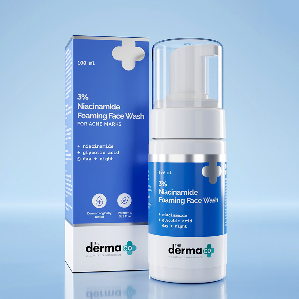 Derma Co 3% Niacinamide Foaming Face Wash