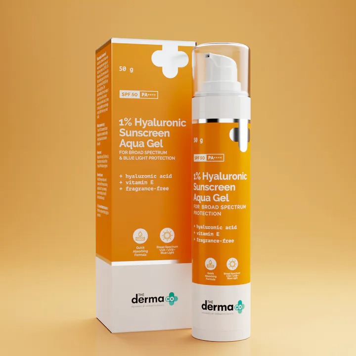 Derma Co 1% Hyaluronic Sunscreen Aqua Gel - 50g