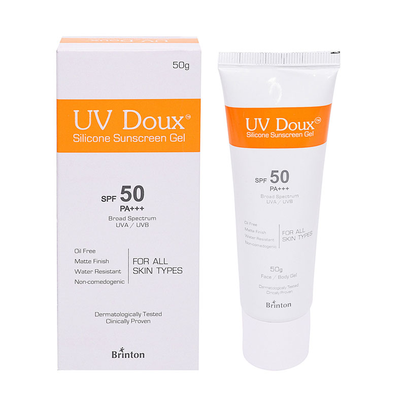 Uv Doux Silicone Sunscreen Gel Spf 50+ 50gm