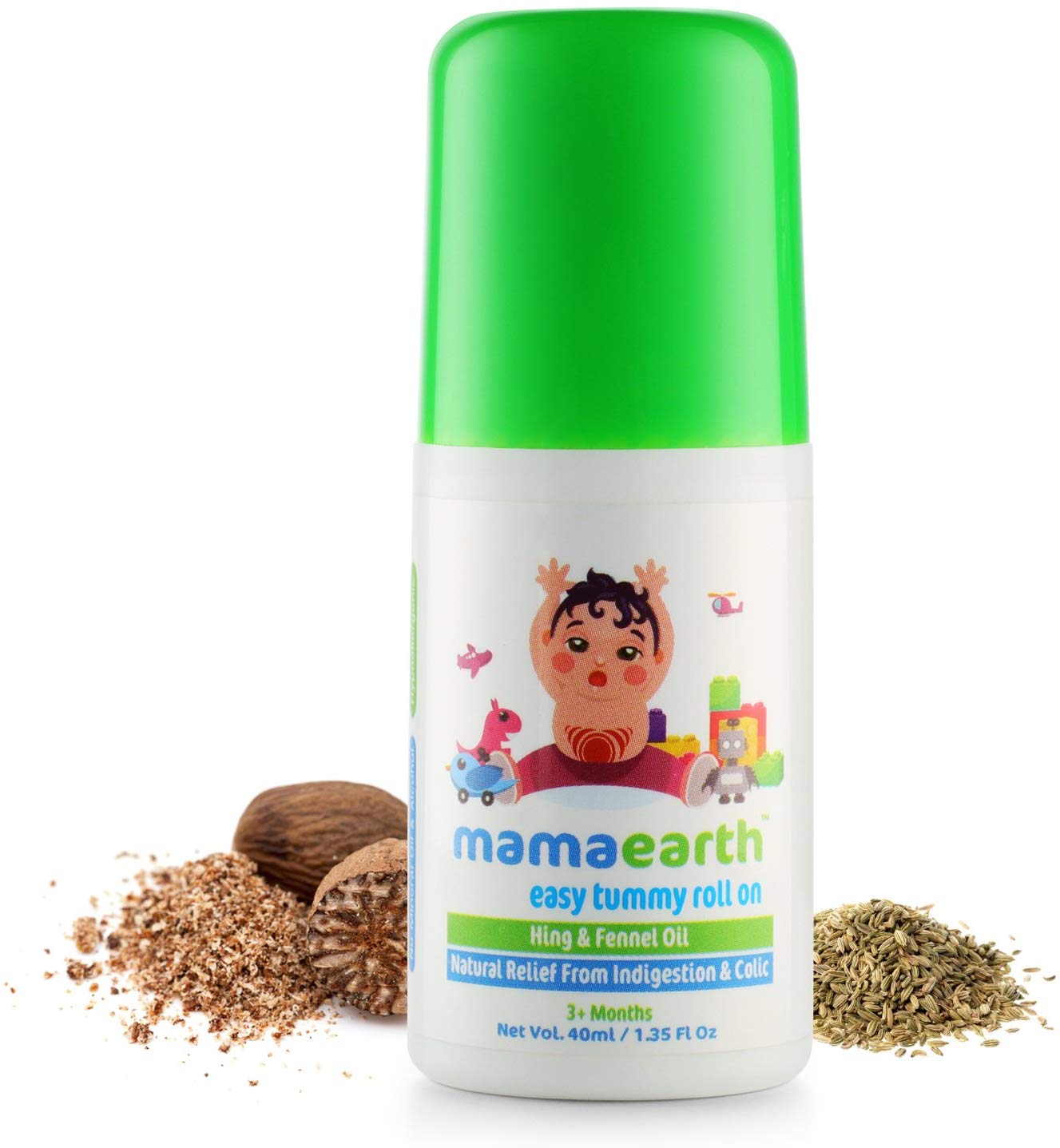 Mamaearth Easy Tummy Roll On, 40ml