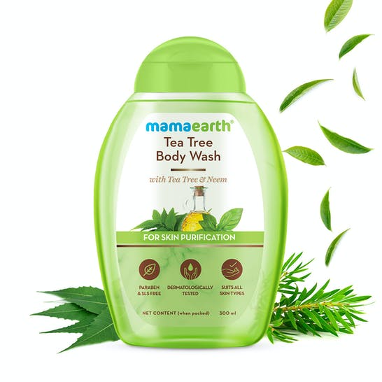 Mamaearth Tea Tree Body Wash with Tea Tree & Neem 300ml