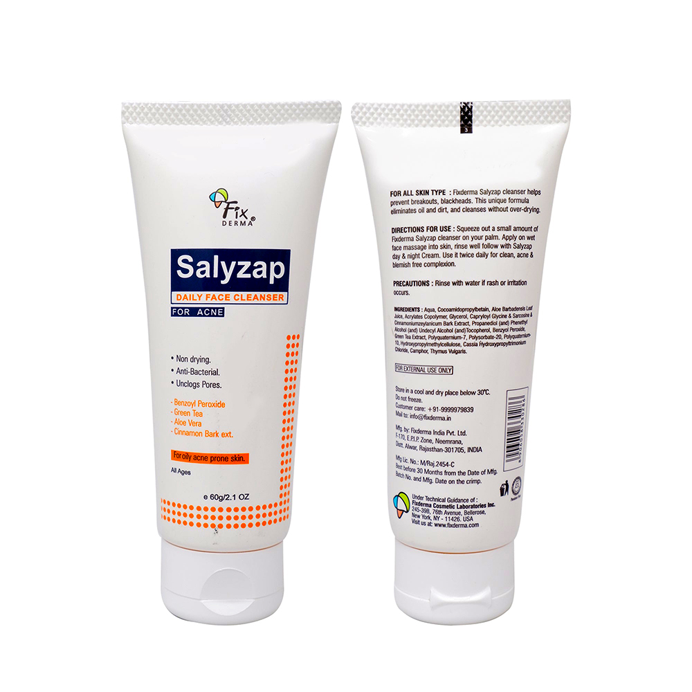 Salyzap face cleanser